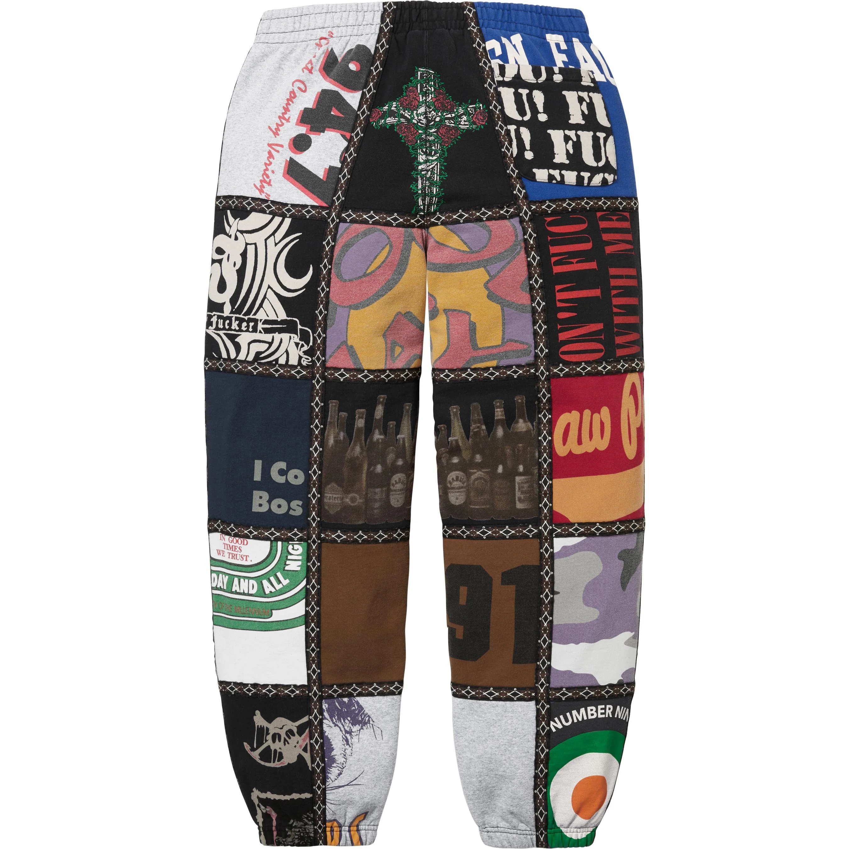 Supreme®/Number (N)ine® Patchwork Sweatpant view 4